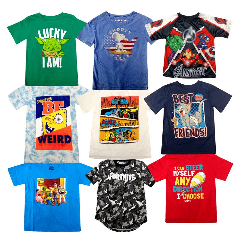 Licensed Kids T Shirts