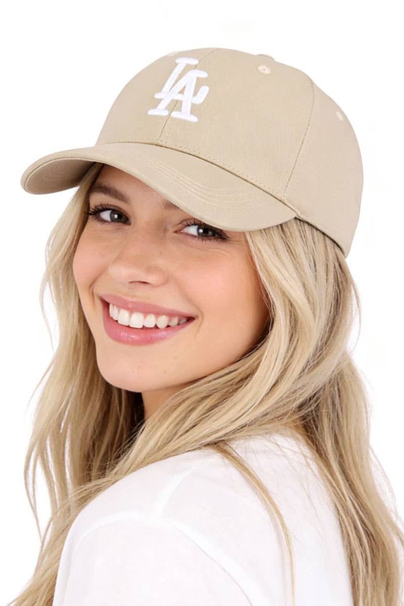SI-26427 City Logo Embroidered Monogram Baseball Cap Zenana Consgt.